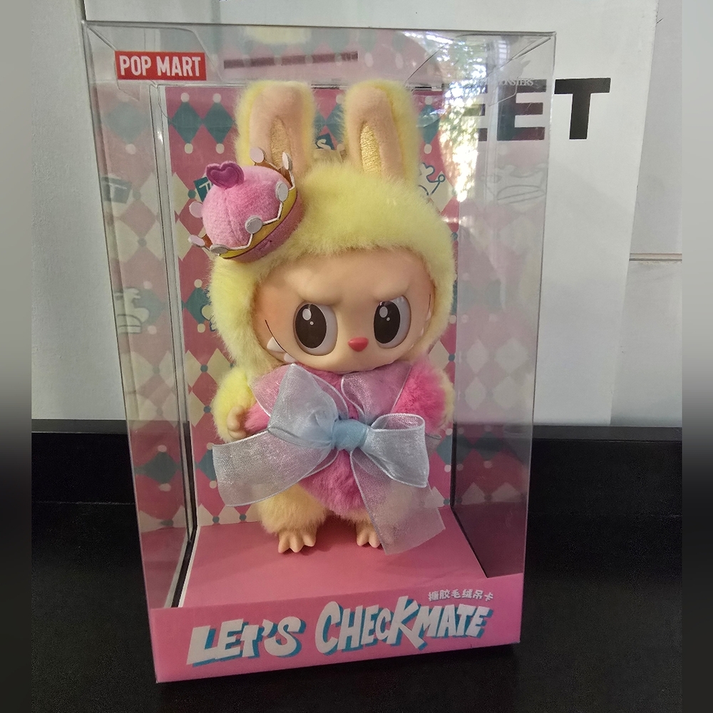 Let's Checkmate Labubu Keychain Toy